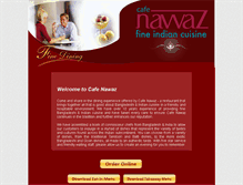 Tablet Screenshot of cafenawaz.co.uk